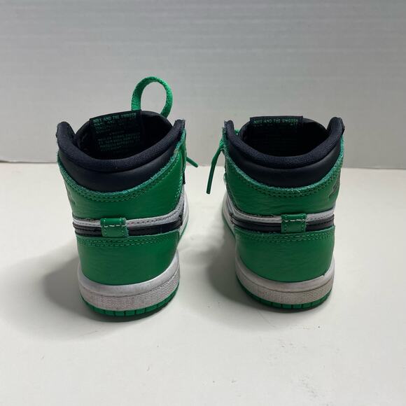 Nike Air Jordan 1 Retro High OG TD Lucky Green FD1413-031 Toddler Size 7C - Picture 4 of 10
